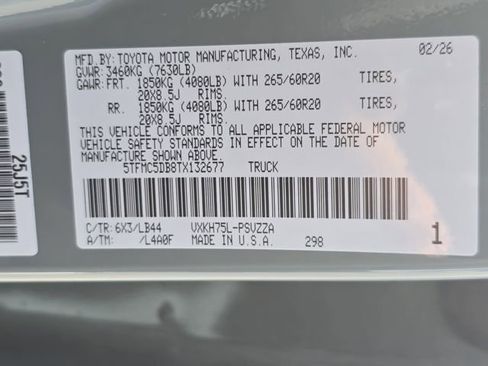 New 2026 Toyota Tundra 1794 Edition image 35