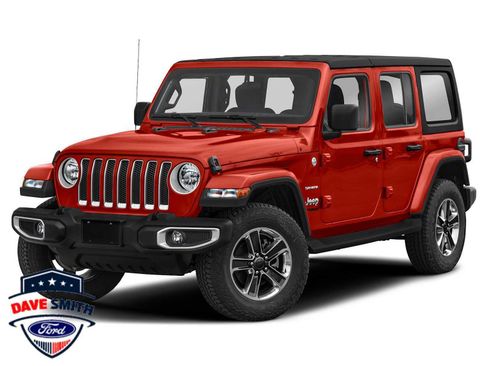 Used 2020 Jeep Wrangler Unlimited Sahara w/ Uconnect 4C Nav & Sound Group image 1