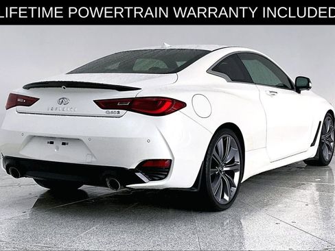 Certified 2022 INFINITI Q60 Red Sport 400 w/ Carbon Fiber Package RWD image 2
