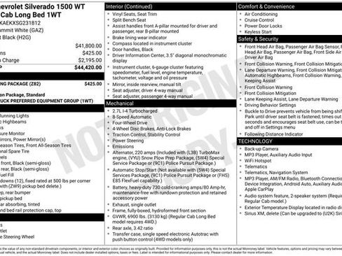 Used 2025 Chevrolet Silverado 1500 W/T w/ Trailering Package AWD/4WD image 5