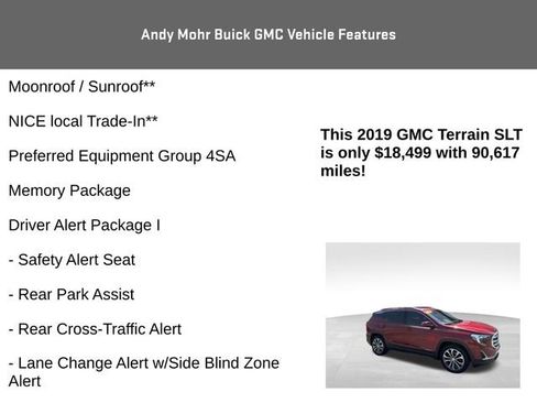 Used 2019 GMC Terrain SLT w/ Preferred Package FWD image 4