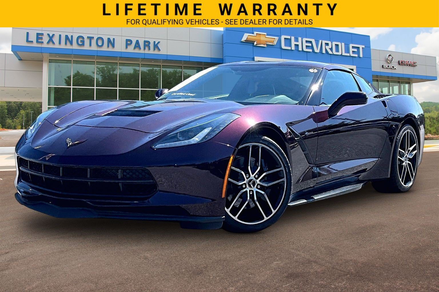 Certified 2017 Chevrolet Corvette Stingray Coupe w/ Carbon Flash Badge Package RWD image 12