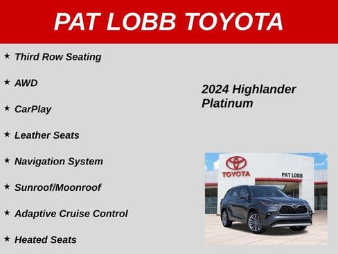 Used 2024 Toyota Highlander Platinum AWD/4WD image 41