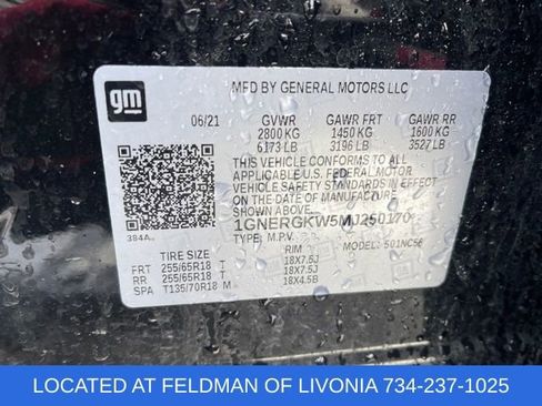 Certified 2021 Chevrolet Traverse LT image 10