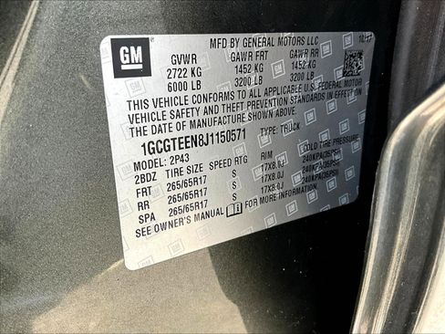 Used 2018 Chevrolet Colorado ZR2 AWD/4WD image 18