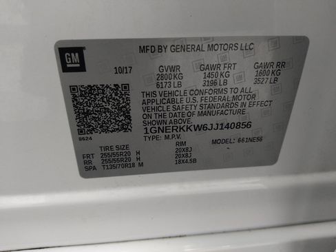 Used 2018 Chevrolet Traverse Premier w/ Driver Confidence II Package FWD image 33