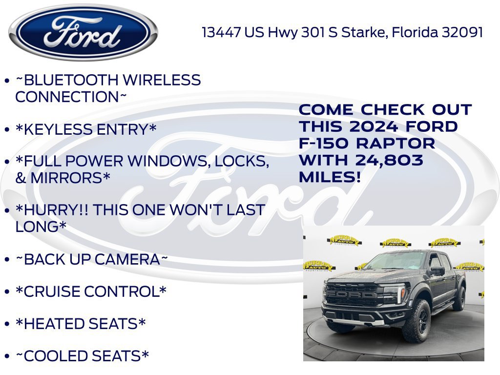 Certified 2024 Ford F150 Raptor AWD/4WD image 12