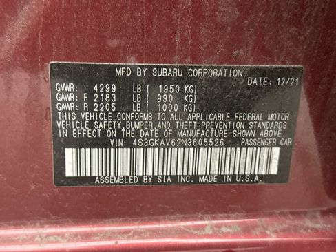 Used 2022 Subaru Impreza 2.0i Premium w/ Popular Package #1 AWD/4WD image 11