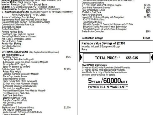 Used 2021 RAM 1500 Big Horn w/ Built-to-serve Edition image 2