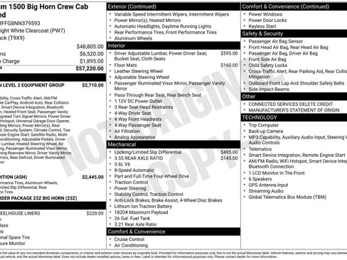 Used 2022 RAM 1500 Big Horn AWD/4WD image 1