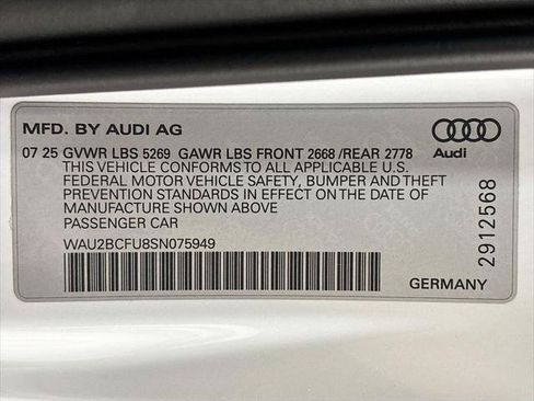 Certified 2025 Audi A5 2.0T Premium Plus w/ Premium Plus AWD/4WD image 24