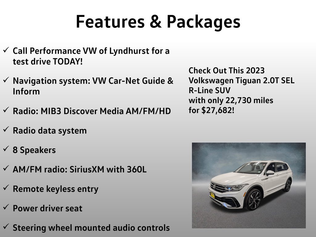 Used 2023 Volkswagen Tiguan SEL R-Line AWD/4WD image 4