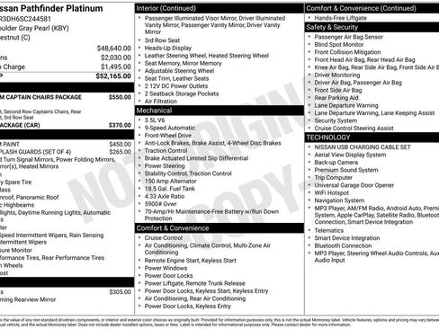 Used 2025 Nissan Pathfinder Platinum FWD image 5