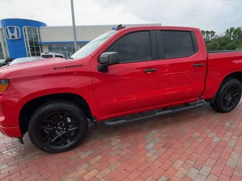 Used 2024 Chevrolet Silverado 1500 Custom w/ Turbomax Blackout Package AWD/4WD image 6
