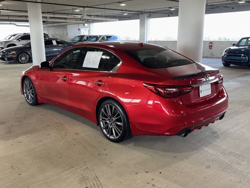 Used 2018 INFINITI Q50 Red Sport 400 w/ Sensory Package (Sport) image 6