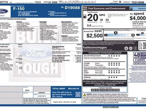 New 2026 Ford F150 XLT w/ Equipment Group 302A MID image 38