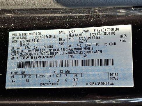 Certified 2023 Ford F150 Tremor w/ Trailer Tow Package image 30