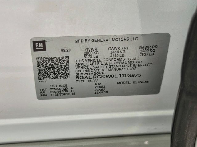 Used 2020 Buick Enclave Premium w/ Sun and Sites Package FWD image 27