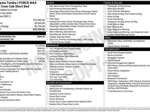 New 2026 Toyota Tundra TRD Pro w/ Tow Tech Package AWD/4WD image 6