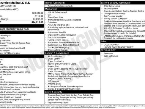 Used 2022 Chevrolet Malibu LS image 2