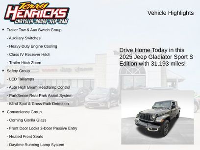 Used 2025 Jeep Gladiator Sport