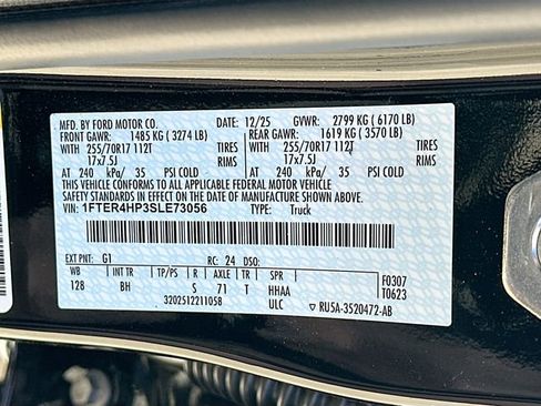 New 2025 Ford Ranger XLT w/ Equipment Group 301A High image 20