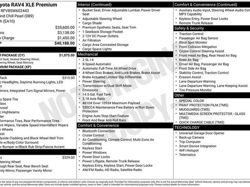 Used 2025 Toyota RAV4 XLE Premium w/ Weather Package image 4