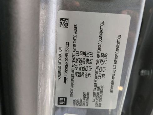 Used 2022 Chevrolet Tahoe LT w/ Luxury Package image 38