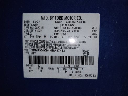 Used 2022 Ford Edge Titanium w/ Equipment Group 301A AWD/4WD image 33