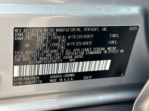 Used 2025 Toyota RAV4 XLE w/ Convenience Package AWD/4WD image 36