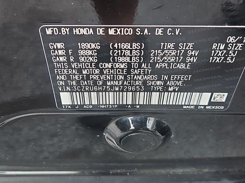 Used 2018 Honda HR-V EX-L image 7
