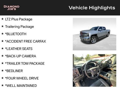 Used 2018 Chevrolet Silverado 1500 LTZ w/ Sport Package image 4