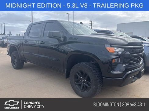 Used 2023 Chevrolet Silverado 1500 Custom Trail Boss w/ Midnight Edition image 1