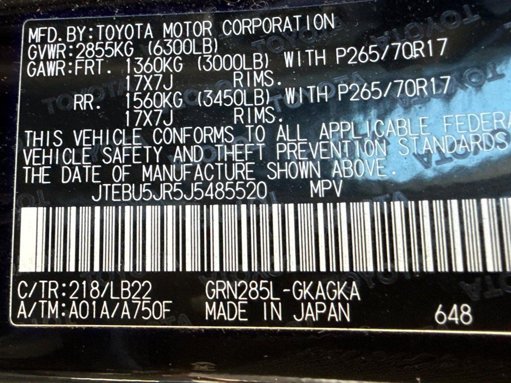 Used 2018 Toyota 4Runner SR5 Premium AWD/4WD image 25