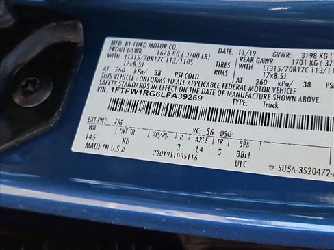 Used 2020 Ford F150 Raptor w/ Equipment Group 802A Luxury image 27