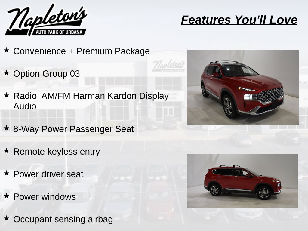 Used 2022 Hyundai Santa Fe SEL w/ Convenience + Premium Package AWD/4WD image 8