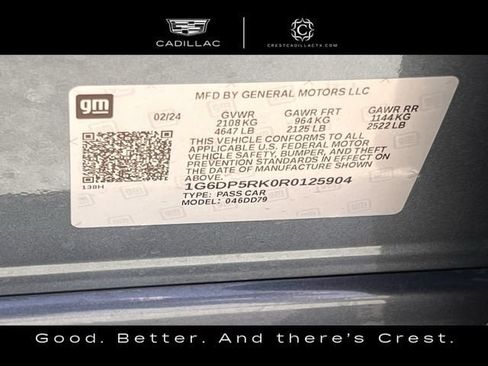 Certified 2024 Cadillac CT5 Sport RWD image 31