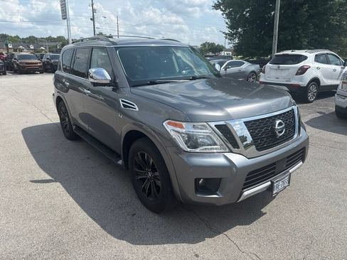 Used 2018 Nissan Armada Platinum w/ Captain Seat Package AWD/4WD image 2