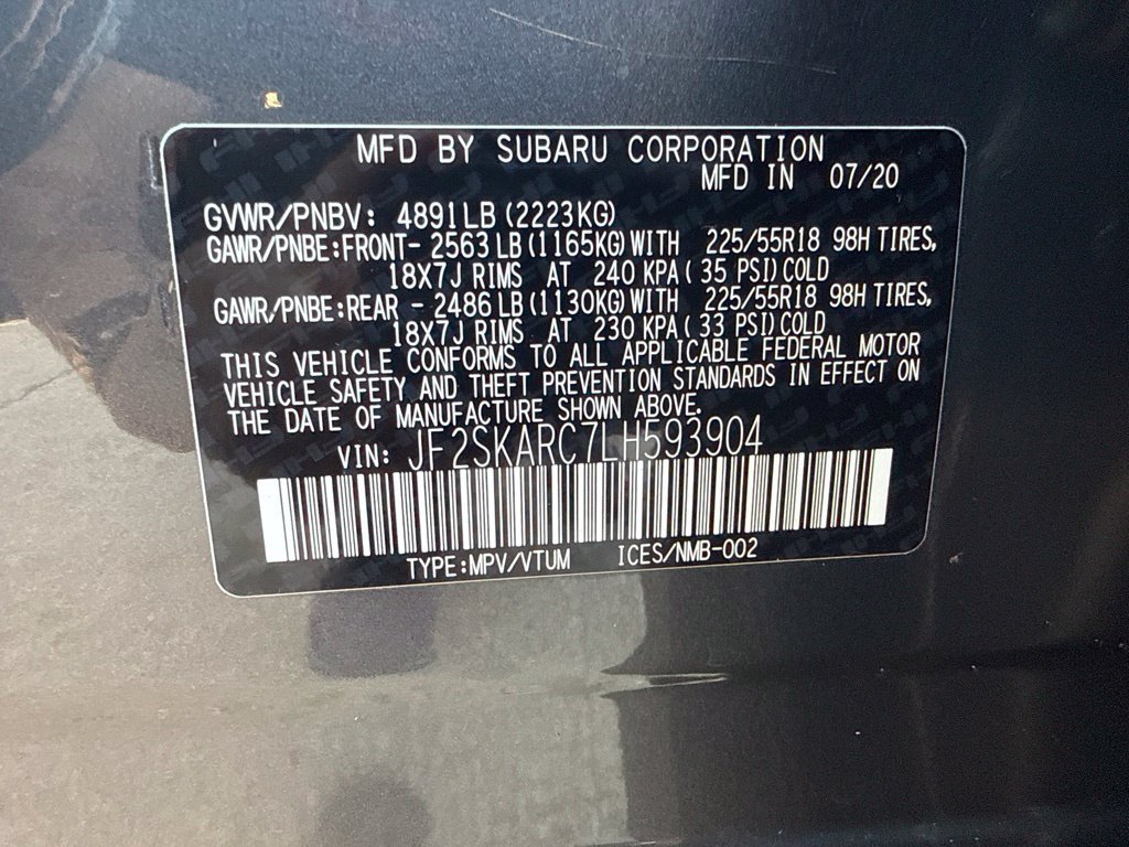 Used 2020 Subaru Forester Sport w/ Popular Package #2 AWD/4WD image 27