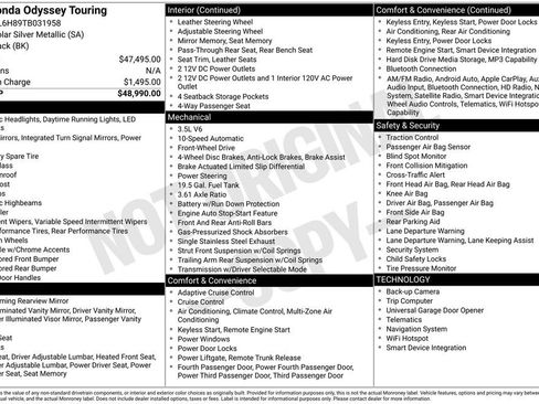 Used 2026 Honda Odyssey Touring image 11