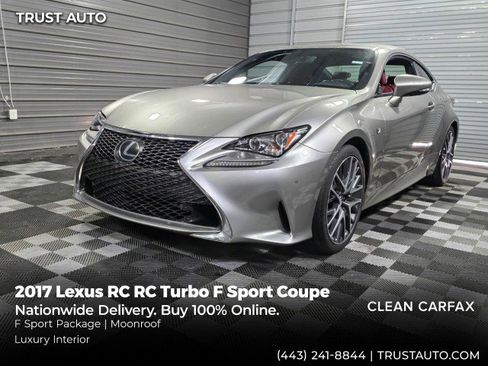 Used 2017 Lexus RC 200t F Sport RWD image 1