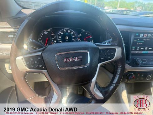 Used 2019 GMC Acadia Denali w/ LPO, Floor Liner Package AWD/4WD image 11