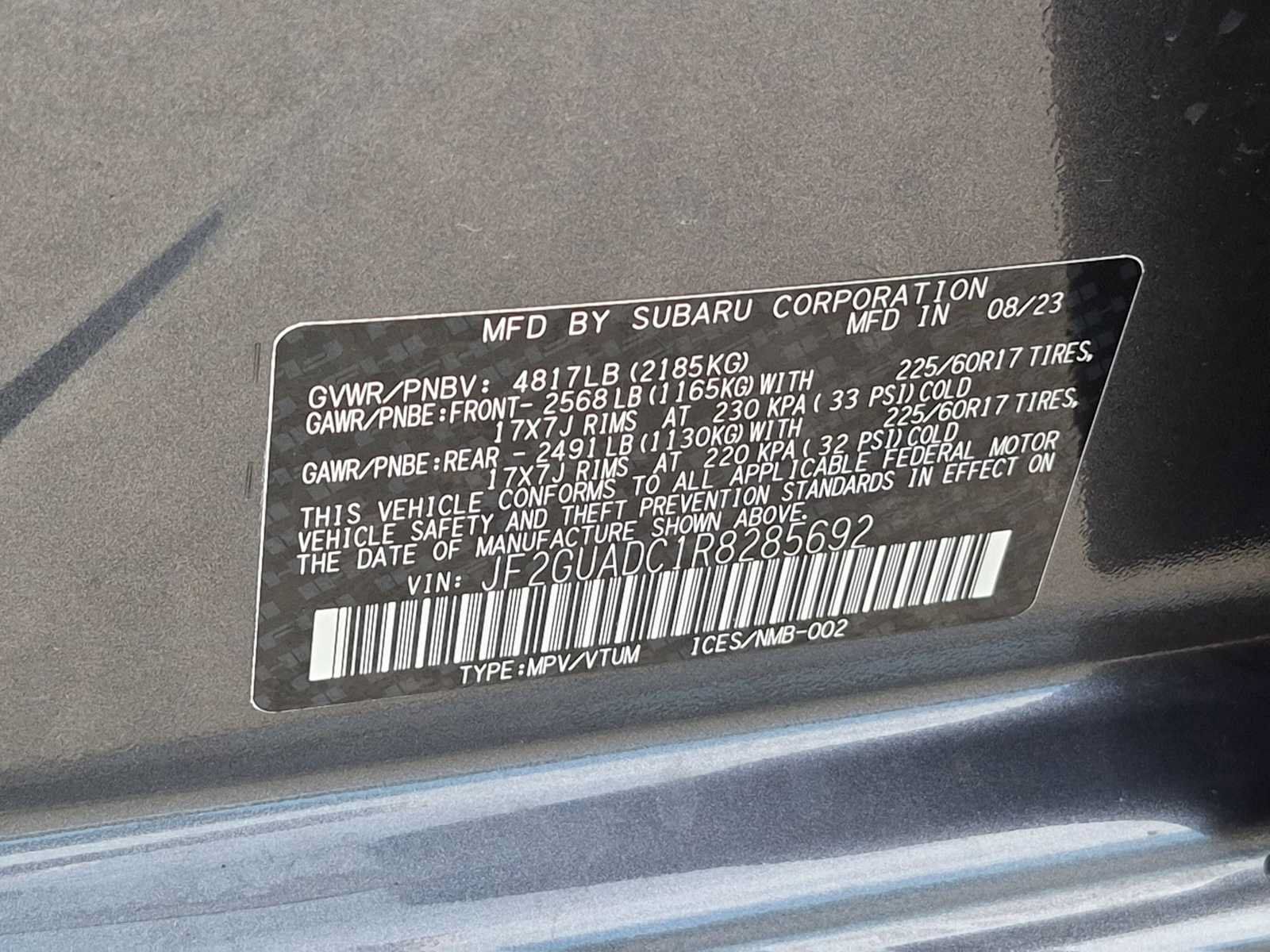 Used 2024 Subaru Crosstrek 2.0i Premium AWD/4WD image 35