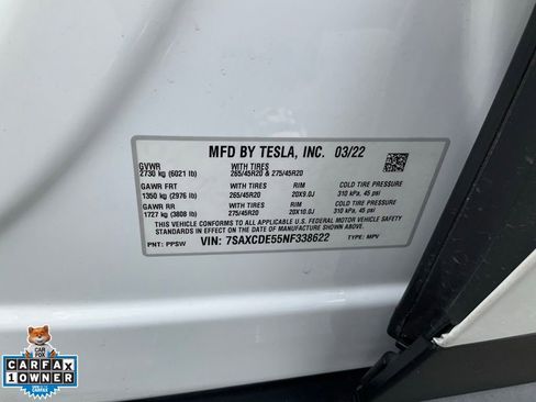 Used 2022 Tesla Model X AWD/4WD image 21