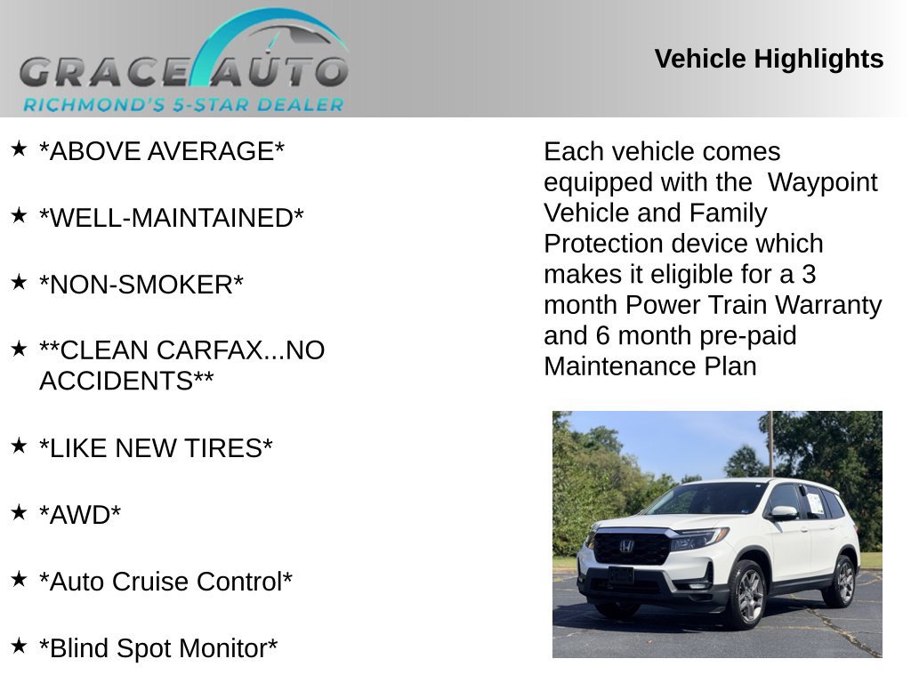 Used 2023 Honda Passport EX-L image 2