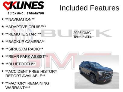 New 2026 GMC Terrain AT4 w/ LPO, Floor Liner Package