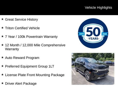 Used 2023 Chevrolet Tahoe LT w/ Luxury Package AWD/4WD image 5