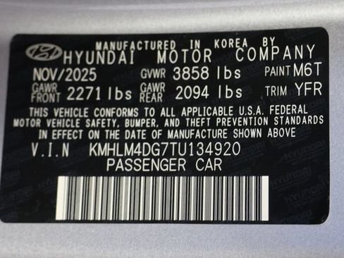 Certified 2026 Hyundai Elantra Sport FWD image 28