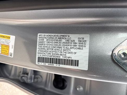 New 2026 Honda Pilot EX-L image 17