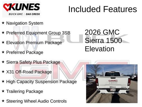 New 2026 GMC Sierra 1500 Elevation w/ Elevation Premium Package image 2